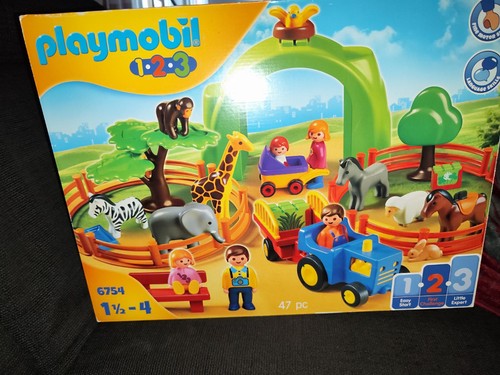 123 playmobil großer tierpark - 123,