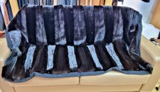 Nerzdecke XL DECKE ECHT NERZ PELZ FELLDECKE  REAL FUR Mink 130 x 190 upcycling