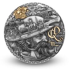 2024 DON QUIXOTE DE LA MANCHA: 5 Dollar 2 oz Silbermünze Niue