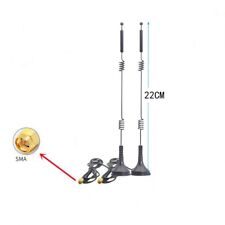 Für Überwachungskamera Dualband WLAN Antenne 12dBi 2 Magnetischer Montagesockel