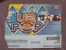U2 Ticket Stub Thessaloniki