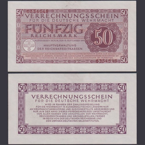 Verrechnungsscheine wehrmacht - verrechnungsscheine,