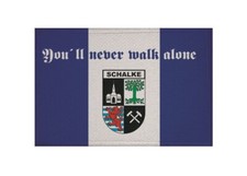 Aufnäher Schalke never walk
