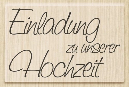 Heyda stempel einladung - stempel,