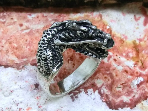 Drache ring 925 silber - ring,