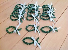 *Tischschmuck/Serviertenhalter*  Konfirmation Fisch m. Schleife  19 Stück  Neuw.