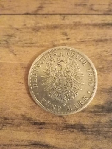 Mark silbermünze 1875b - 5,