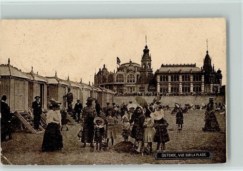 Ostende strandleben - ostende,