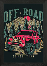 Gerahmtes Wandbild Off-Road
