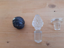 Konvolut 3 Stopfen, Stöpsel, Flaschenverschluß, Flaschenstöpsel.