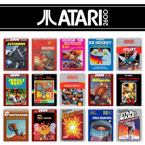 Atari 2600 spiele wahl - atari,