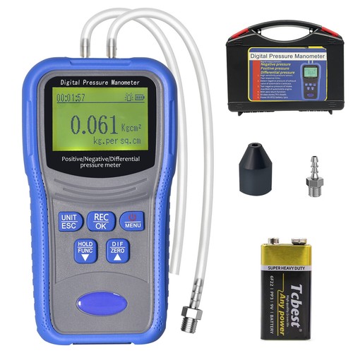 Digital manometer dual port - dual,