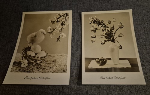 Zwei ddr osterpostkarten - ddr,