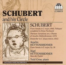 Schubert and his Circle - Piano Works / Todd Crow [CD]
