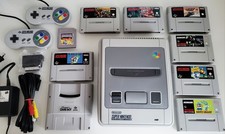 Original 100% aufbereitete Snes Super Nintendo Konsole Mario DONKEY KONG 