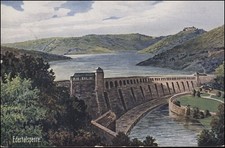 Ansichtskarte Edertalsperre, HEMFURTH (WALDECK) 31.12.11 nach Mengeringhausen 