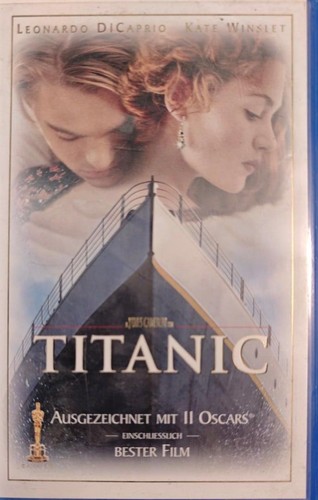 Vhs cassette titanic - vhs,