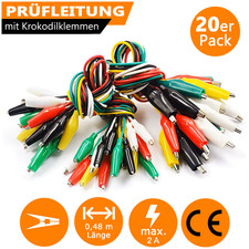20x Krokodilklemmen