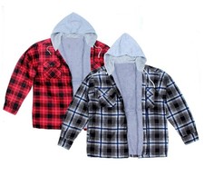 Holzfäller Hemd Kapuzen Jacke