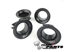 4x Ansaug Trichter schwarz