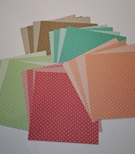 Stampin up Designerpapier, in-color 2013-2015,20 Blatt,6x6 Zoll