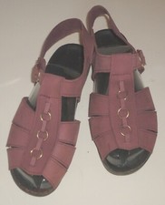 Damen Sandale M-G-Bio Comfort Made in Italy Gr. 40 weinrot