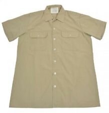 BW Marinehemd Bordhemd khaki Tropen Diensthemd kurzarm beige gebraucht