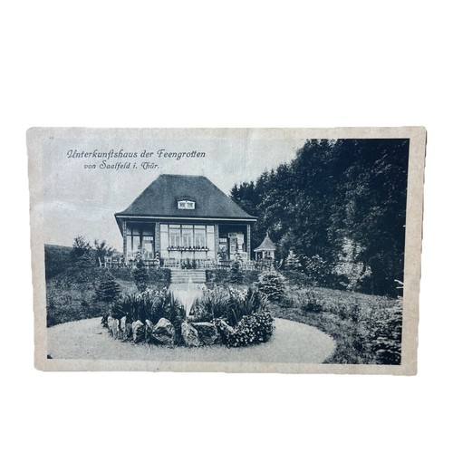 Postkarte saalfeld - ak,