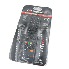 Meliconi Easy TV.1 Universal TV Fernbedienung Kompatibel mit Fast Einstellungen