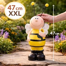 Gartenfigur biene mit blume - biene,