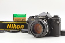[Exc+5] Nikon FE2 schwarze analoge Kleinbildkamera + Ai 50 mm F1.4 Objektiv...