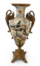 Ormolu Amphore „Schloss Sanssouci“ Barock Vase Schwanenhenkel Bronze Krakelee