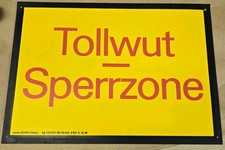 DDR VEB DEWAG SCHILD TOLLWUT