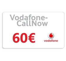 60€ CallNow Transfer Vodafone Guthaben Cashcode 60€ Aufladen