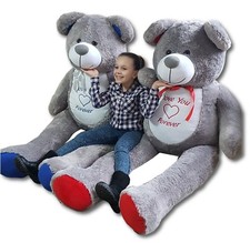 XXL Teddybär Plüsch Groß 200cm Kuschel Stoff bär Plüschbär Teddy