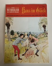 Bastei Wunderland das Märchenbuch mit Schallplatte Nr. 18 Hans im Glück