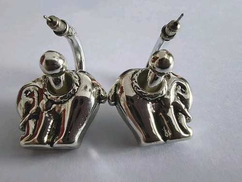 Vintage ohrstecker elefant - ohrstecker,