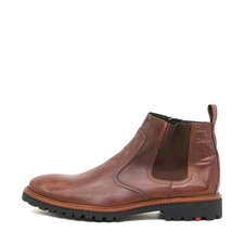 LLOYD Herren 32043 Stiefeletten Braun Leder Knöchelhoch Chelsea Boots EU 43