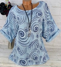 Italy Bluse Hemd Tunika Shirt