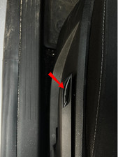 2pcs Gloss Black 3D Seat