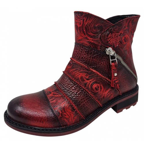 Maciejka stiefelette rot - stiefelette,