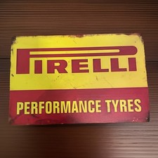 Blechschild Pirelli Reifen