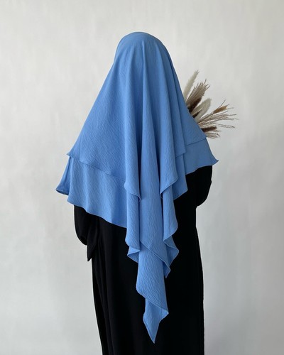Khimar hijab hellblau jazz - khimar, hijab-