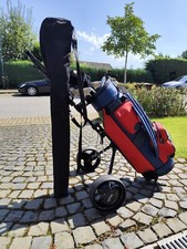 Golfbag Damen gebraucht TCM inkl. 2 Rad Trolley, Pencil Bag und 3 Schlagerhauben