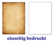 25 Blatt DIN A4 Briefpapier Motivpapier Urkundenpapier 90g/m² einseitiger Druck