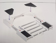 NIUXX Stapelset Sockel Wäschetrockner Waschmaschine Beweglich Stabilität Küche H