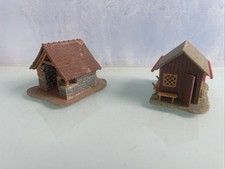 modelleisenbahn h0, Kleine Hütte, Backhaus, Steinofen