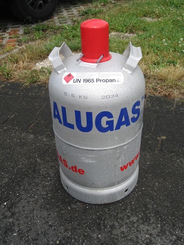 Alugasflasche gebraucht - 11, kg