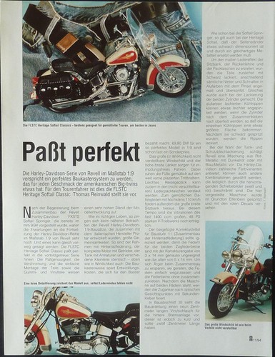 Motorrad harley davidson - motorrad, flstc