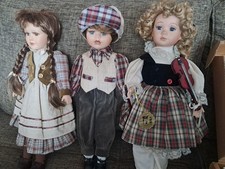 3 x Porzellan Puppe